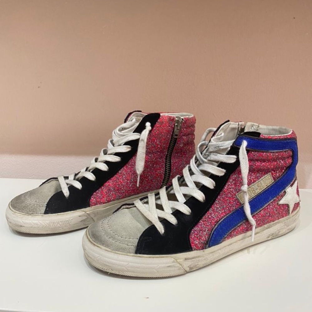 🔴SOLD🔴 Golden Goose Rainbow Glitter Sneakers